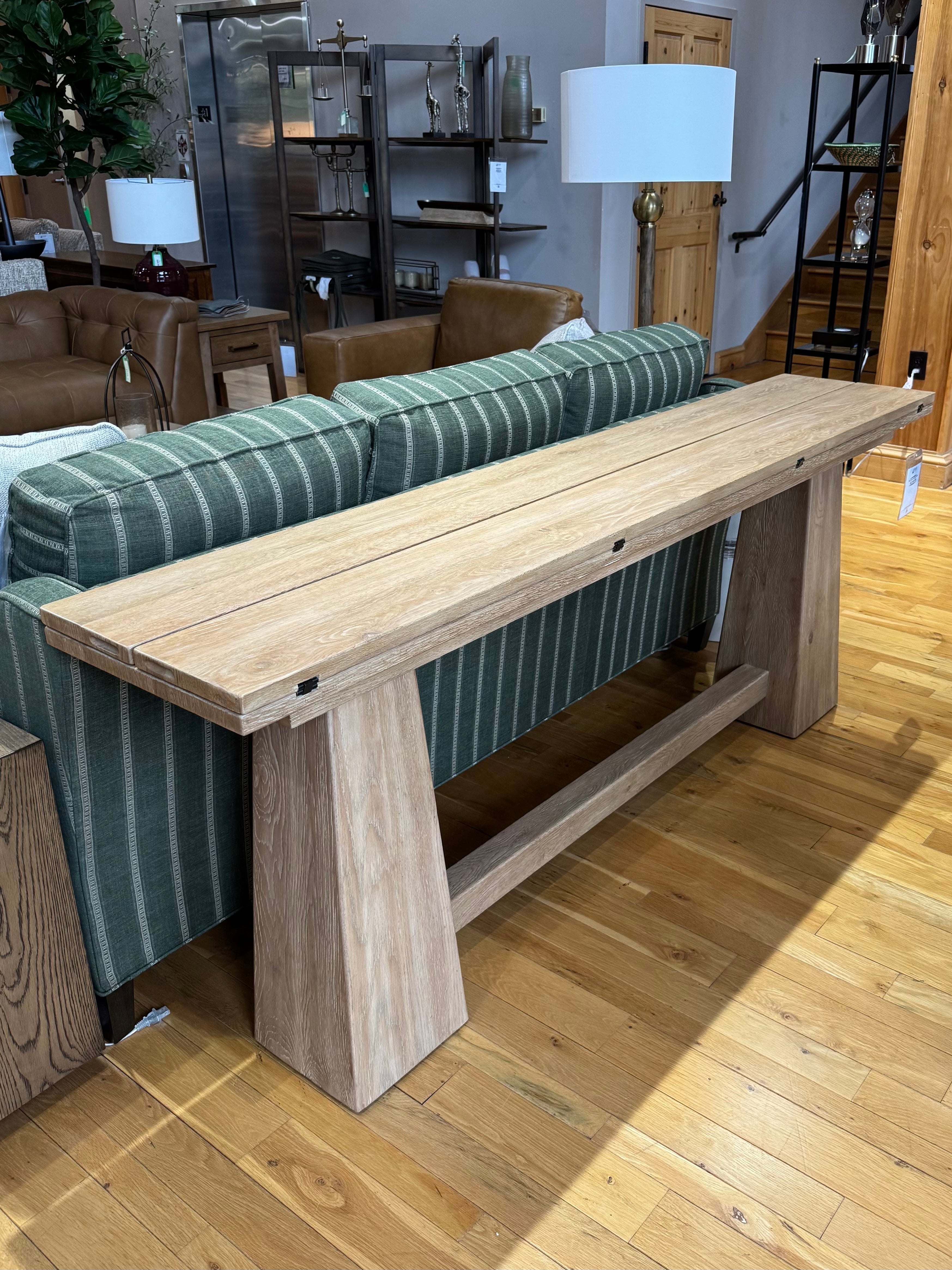 Flip Top Console Table- Buckboard